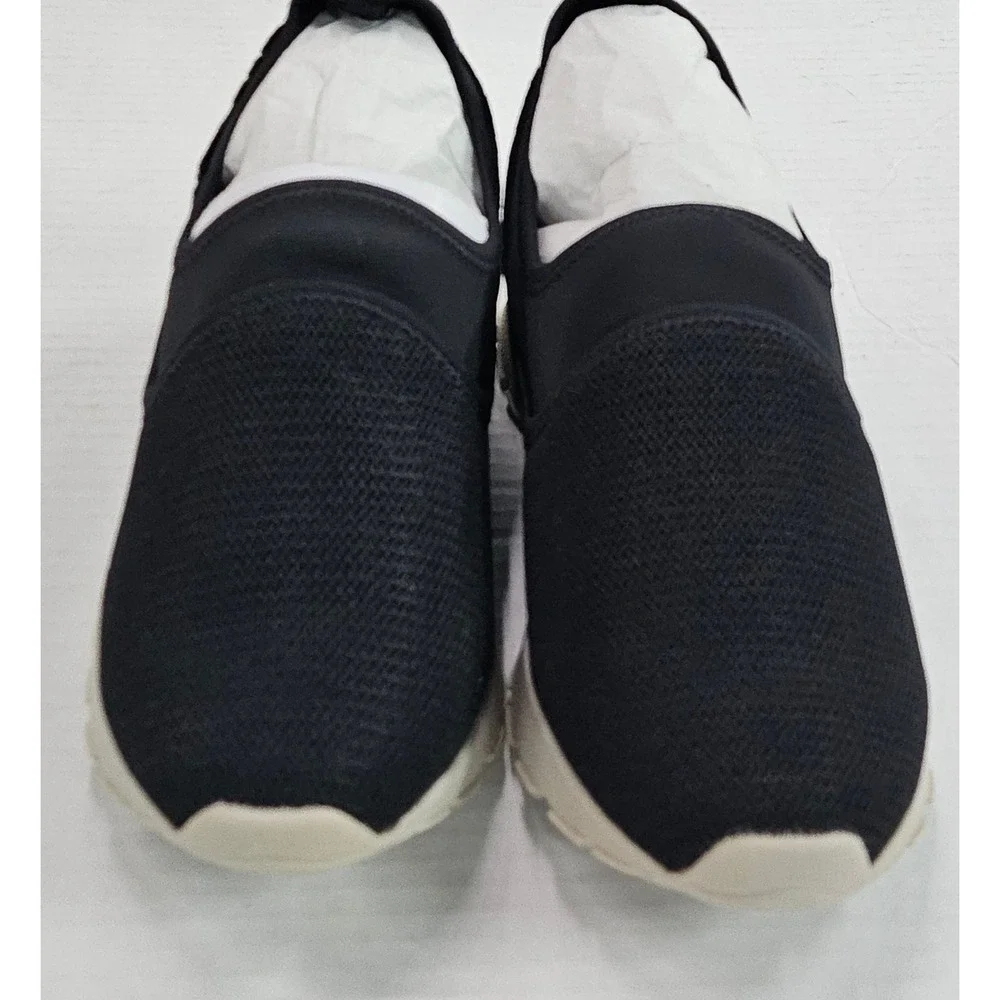 Lori Goldstein LI-POSY Black Mesh‎ Neoprene Slip On Sneakers Womens 6.5M NIB